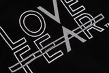 Love Over Fear Long Sleeve T-shirt  - Black